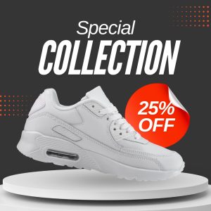 Dark Red and White Modern Shoes Sale